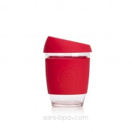 Joco Cup tasse à emporter en verre - Rouge