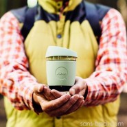 Joco Cup tasse à emporter en verre - Rouge