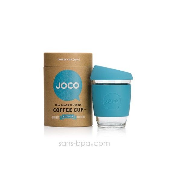 Joco Cup tasse à emporter en verre - Bleu