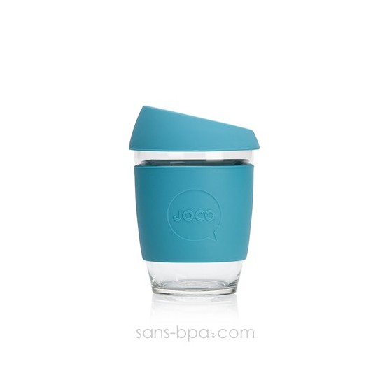 Joco Cup tasse à emporter en verre - Bleu