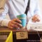 Joco Cup tasse à emporter en verre - Bleu