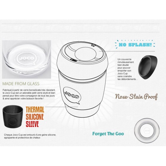 Joco Cup tasse à emporter verre - Green