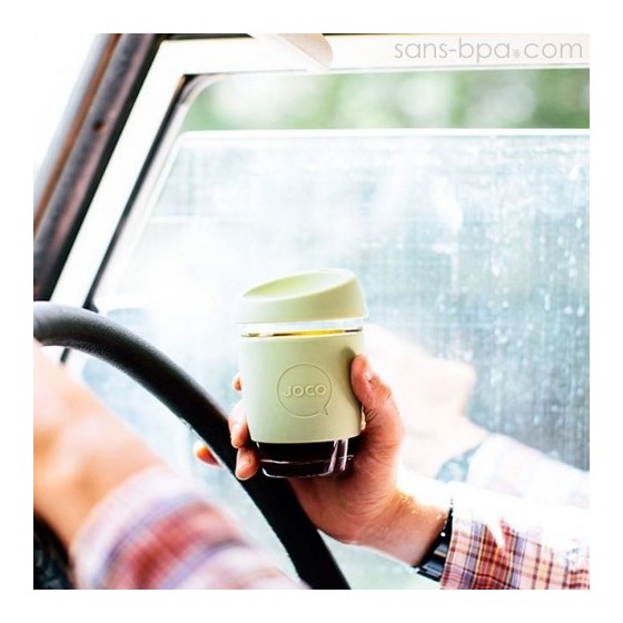 Joco Cup tasse à emporter en verre - Bleu
