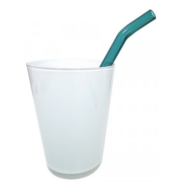 Paille verre Smoothie Courbe Courte AQUA - SSM07BAQN 2