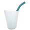 Paille verre Smoothie Courbe Courte AQUA - SSM07BAQN