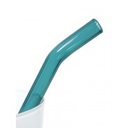 Paille verre Smoothie Courbe Courte AQUA - SSM07BAQN