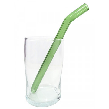Paille verre Smoothie Courbe Courte GREEN - SSM07BGGN 2
