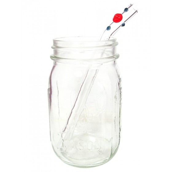 Paille verre Smoothie Courbe Courte - SSM07BCLN