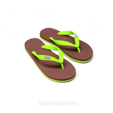 Tongs naturelles Kids DARK-CAMEL