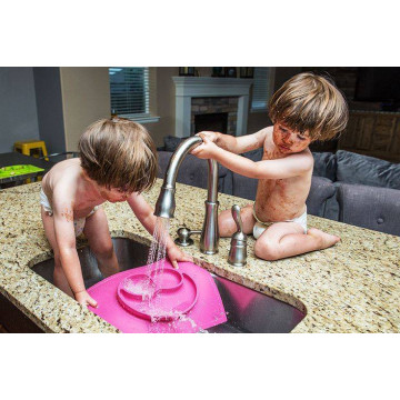 Assiette antidérapante Happy Mat - Green 2