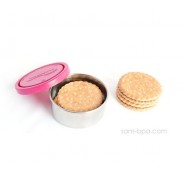 LOT 2 PETITES BOITES FRAMBOISE en inox de KIDS KONSERVE