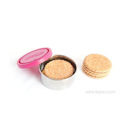 LOT 2 PETITES BOITES FRAMBOISE en inox de KIDS KONSERVE