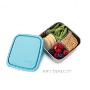 Boite inox carrée To Go MEDIUM