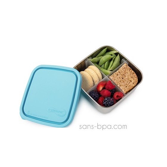 Boite inox carrée To Go MEDIUM