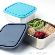 Boite inox carrée To Go MEDIUM