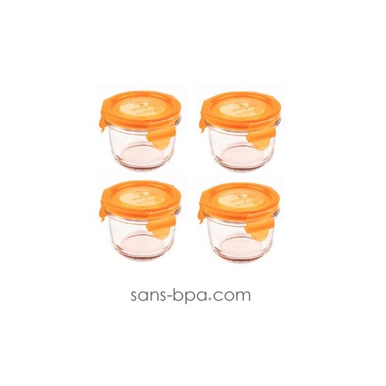Contenant verre Wean Bowl 165ml - Carotte