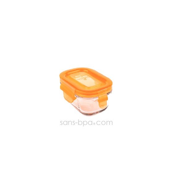 Contenant verre Wean Tub150ml - Carotte