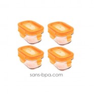 Contenant verre Wean Tub150ml - Carotte