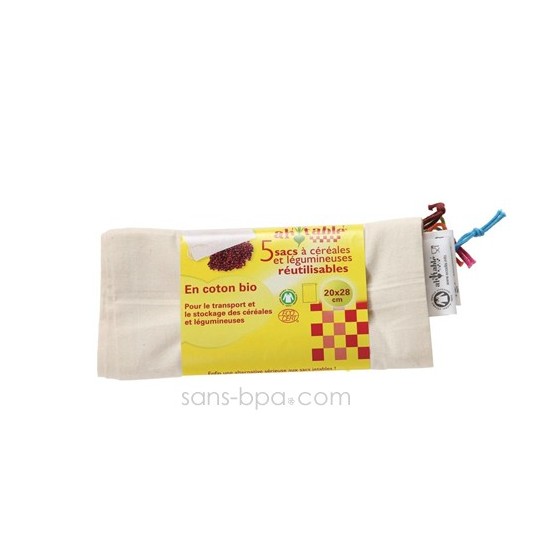 Packaging des sac à vrac en tissu
