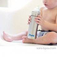 Biberon inox 325 ml - Aqua