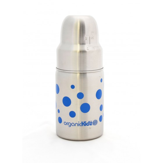 Biberon inox 270 ml BLEU
