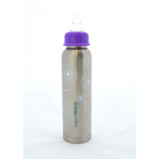 Biberon isotherme 270ml FLEUR
