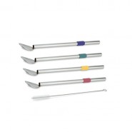  Lot 4 cuillères pailles - GELATI 