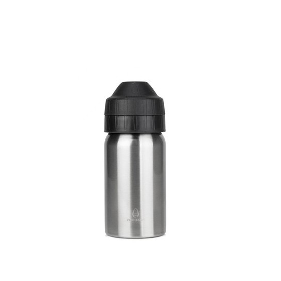 Gourde isotherme anti-fuite 350ml SILVER