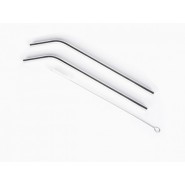 Lot 2 Pailles inox SMOOTHIES