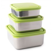 To-Go Trio - 3 Boites carrées - Green