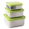 To-Go Trio - 3 Boites carrées - Green
