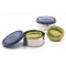 Lot 2 petites boites inox OCEAN