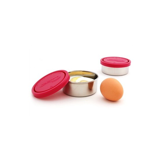 Lot 2 petites boites inox FRAMBOISE
