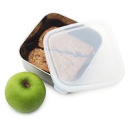 Boite inox carrée To Go MEDIUM