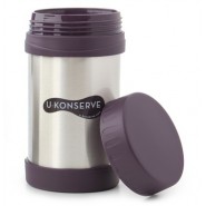 Boite repas isotherme 470 ml AUBERGINE