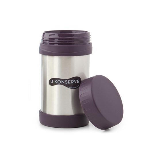 Boite repas isotherme 470 ml AUBERGINE