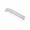 Lot 4 pailles inox LONGUES