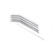 Lot 4 pailles inox COURTES