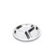 Assiette à compartiments inox - SMALL