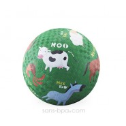 Balle caoutchouc 18 cm PLANÈTE ANIMAUX