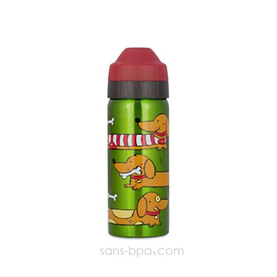 Gourde isotherme anti-fuite 500ml LITTLE CHIEN