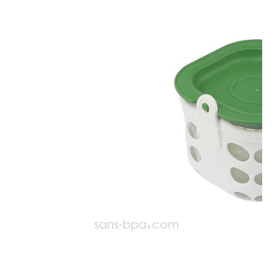 Boite repas verre gainé Médium - Mandarine