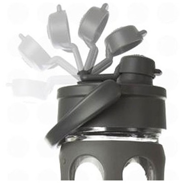 Bouteille verre 475ml FLIP Turquoise 2