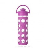 Bouteille verre 475ml FLIP Turquoise