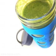 Gourde verre 650 ml BLEU