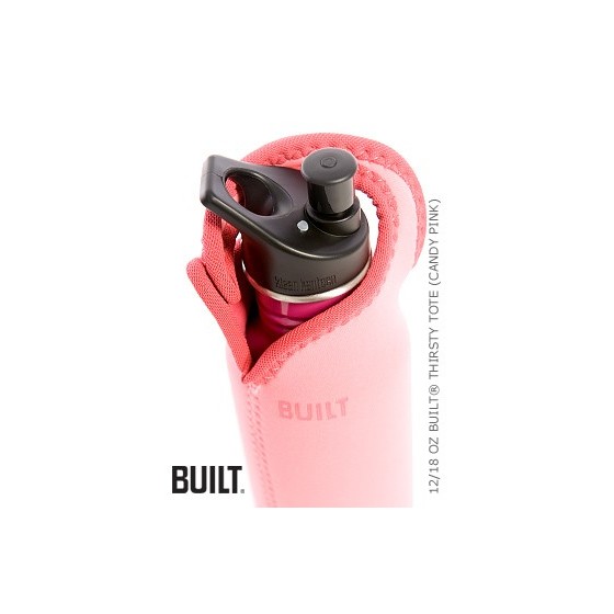 Etui Rose isotherme pour bouteilles et gourdes 300/500 ml