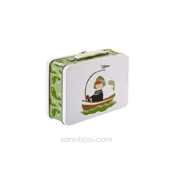 Valisette métal CHOUETTE VIOLETTE