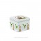 Boite cube métal HIBOU VIOLET