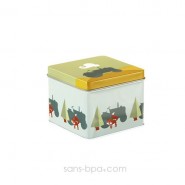 Boite cube métal TRACTEUR