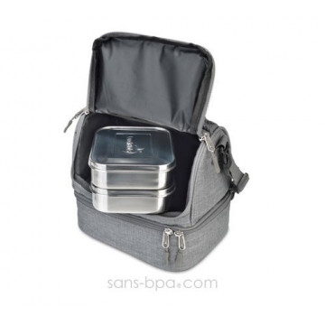 Sac isotherme - Bleu / Gris 2